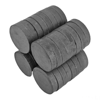 Vente chaude de haute qualité Y35 fort noir aimant industriel personnalisé rond aimant permanent service de traitement de coupe Ferrite