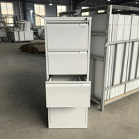Meuble de bureau à montage facile, armoire à dossiers verticale en métal verrouillable à 4 tiroirs pour format A4/Legal/Lettre, pour bureau et administration