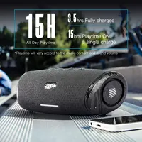 Zaad Outdoor Draagbare Smart Waterdichte Bluetooth Luid Luidspreker, Actieve Extra Bass, Draadloze Stereo Pairing