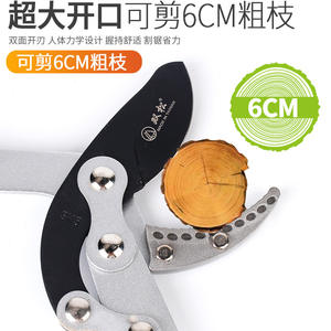 Cisailles télescopiques Shuangsong 20-30 mm en acier allié, manche bleu, outil de jardinage haut de gamme, ciseaux de coupe extensibles - Product Image 5