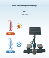 Válvula de Bola Eléctrica con Energía Solar, Control Remoto Inteligente Inalámbrico 4G WiFi LoRa, Control Automático para Sistemas de Riego Agrícola