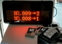Système de gestion de file d'attente qms électronique sans fil RF 433.92mhz arabe