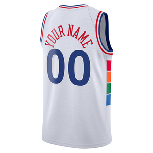 2025 Hommes Philadelphie # Maillots de basket personnalisés Edgecombe 77, chemises brodées, uniformes pour jeunes - Product Image 6