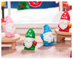 Mini Sweety Lovers Couple Figurines Miniature Craft fairy <strong>Garden</strong> <strong>Gnome</strong> Snowman Santa Claus House Christmas Ornaments for <strong>Garden</strong> - Product Image 6