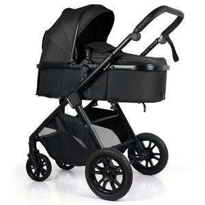 Cochecito <span class=keywords><strong>de</strong></span> Lujo 3 en 1 <span class=keywords><strong>con</strong></span> Portabebés y Silla <span class=keywords><strong>de</strong></span> Auto para Recién Nacidos, Sistema <span class=keywords><strong>de</strong></span> <span class=keywords><strong>Viaje</strong></span> para Bebés - Product Image 2