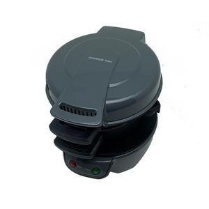 Burger Maker Sandwich Maker <b>Egg</b> Fryer 220V Electric Plastic Red Gray 3 In 1 Breakfast <b>Machine</b> - Product Image 3