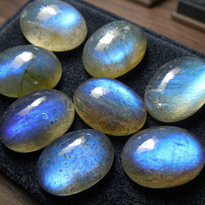 Cabujón Ovalado de Labradorita Natural de 10x14 mm, Piedra Preciosa Pulida, Piedra Suelta para Joyería y Joyería Personalizada - Product Image 3