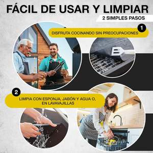 Lot de 5 tapis réutilisables <span class=keywords><strong>pour</strong></span> <span class=keywords><strong>four</strong></span> antiadhésif, protection facile à nettoyer, compatible lave-vaisselle, respectueux des mains, 33x40 cm, accessoires <span class=keywords><strong>pour</strong></span> barbecue - Product Image 5