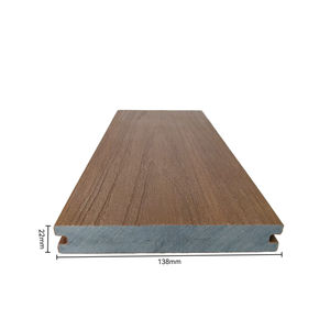 Offre Spéciale WPC platelage bois plastique Composite différentes couleurs solide creux co-extrusion pour <span class=keywords><strong>jardin</strong></span> extérieur brossé extérieur - Product Image 4