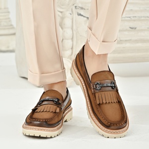 Zapatos Oxford de Piel Genuina con Cordones, para Hombre, con Logotipo Personalizado, Disponibles en Stock, para Verano y Otoño, Ideales para Bodas, Oficina y Carrera Profesional, Antideslizantes - Product Image 6