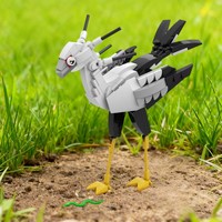 Funbuild créatif oiseau briques jouet MOC-227312 secrétaire oiseau sagittaire Serpentarius modèle bloc de construction jouets briques ensembles