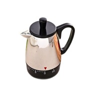 Minuteur de cuisine mécanique en forme de casserole, minuteur de compte à rebours de 60 minutes, rappel de temps rotatif pour la cuisson