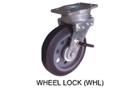 Roue pivotante industrielle robuste (WHL) avec système de freinage et verrouillage, roue à roulettes à vendre