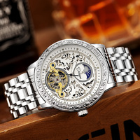 Montre mécanique automatique authentique pour homme, étanche, lumineuse, avec tourbillon Express Live Explosions