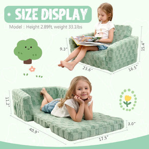 Children's <b>Sofa</b> Mushroom Shape Fabric Soft Chair For Reading Nap <b>Kids</b> 3 Years And Above Single Seat High Elastic Foam Filling - Product Image 3