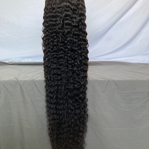 Pelucas Frontales de 40 Pulgadas, Pelucas Largas Especiales para el BLACK FRIDAY, Pelucas Largas de Cabello Virgen Brasileño Liso con Ondas de Agua, Venta al por Mayor - Product Image 5