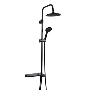 Ensemble de douche en laiton noir personnalisé Système de douche de plafond professionnel de style italien Ensemble de douche classique en acier inoxydable 304 - Product Image 4