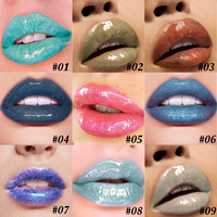 Kosmetik Kecantikan Lipstik Cair Duochrome Chameleon Holographic Shimmer Lipgloss Oem Glitter Makeup Chameleon Lip Gloss