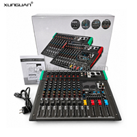 Console de mixage amplifiée série NK 4/6/8/12 canaux avec 99 effets DSP, double égaliseur 7 bandes, lecteur MP3 intégré, égaliseur 3 bandes, Bluetooth, USB et sortie Speakon pour discothèque, scène, bar