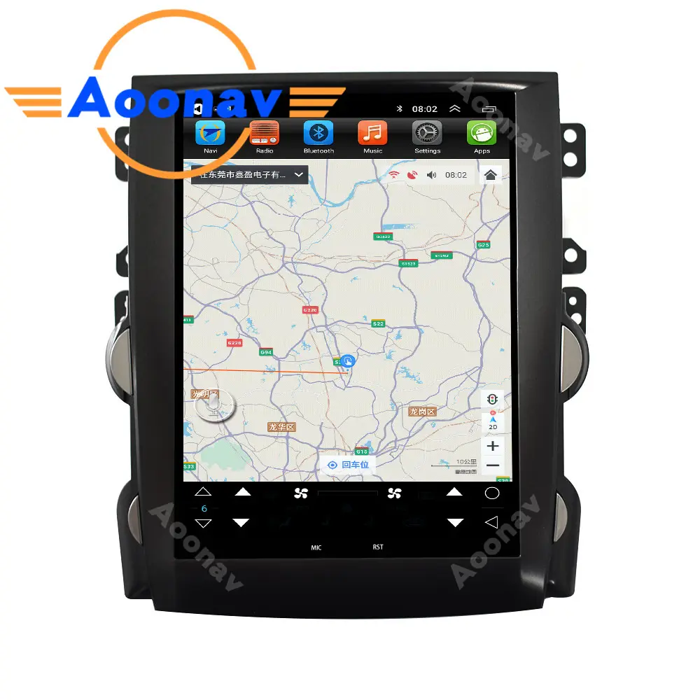 Coche Tesla GPS de pantalla táctil HD reproductor Multimedia grabadora de cinta para Chevrolet Malibú 2009-2013 Control de volante