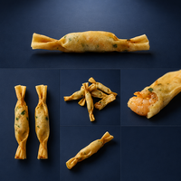 Offre Spéciale : Crevettes Pré-frites Surgelées en Gros, Croustillantes Façon Toffee, Snack de Fruits de Mer Semi-fini, Fournisseur en Gros