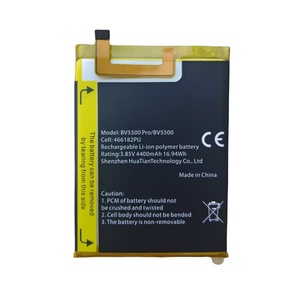 Real Cap Batterie de remplacement 466182PU pour <span class=keywords><strong>Blackview</strong></span> <span class=keywords><strong>BV5500</strong></span> Pro Smartphone Batteries Li-ion Utilisation de téléphone portable Usine personnalisée - Product Image 1