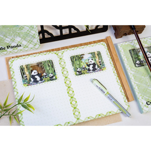 Quaderno con Copertina Rigida Panda, Design Creativo, Diario Cartoon per Bambini con Scultura 3D - Product Image 5