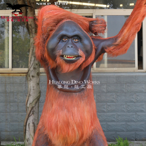 Vergnügung spark Lebensgröße Animatronic Gorilla Skulptur Zum Verkauf - Product Image 6