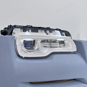 2017 2018 <span class=keywords><strong>2019</strong></span> para <span class=keywords><strong>Rolls</strong></span>-<span class=keywords><strong>Royce</strong></span> Wraith cubierta de parachoques delantero rejilla principal con faro actualizado Segunda Generación OEM 51117397114 - Product Image 4