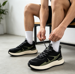 Produttore di Scarpe Sportive Casual da Uomo OEM ODM, Design Personalizzato, Sneaker con Suola Ammortizzante Resistente agli Urti - Product Image 4