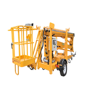 10-20M trên không làm việc nền tảng Trailer Telescopic khớp nối Cherry picker Spider Lift towable Boom Lift - Product Image 4