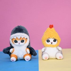 Buen precio Kawaii japonés Tempura Camarón frito llavero de felpa tiburón <span class=keywords><strong>gato</strong></span> colgante de felpa - Product Image 3