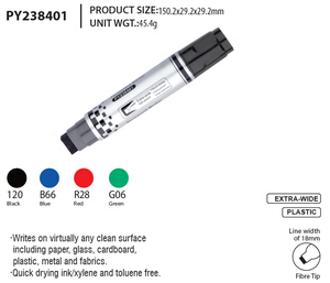 BEIFA PY260200 <strong>Factory</strong> Price Customizable Wholesale Custom Logo 4 Colors Metal Permanent <strong>Marker</strong> Pen - Product Image 6