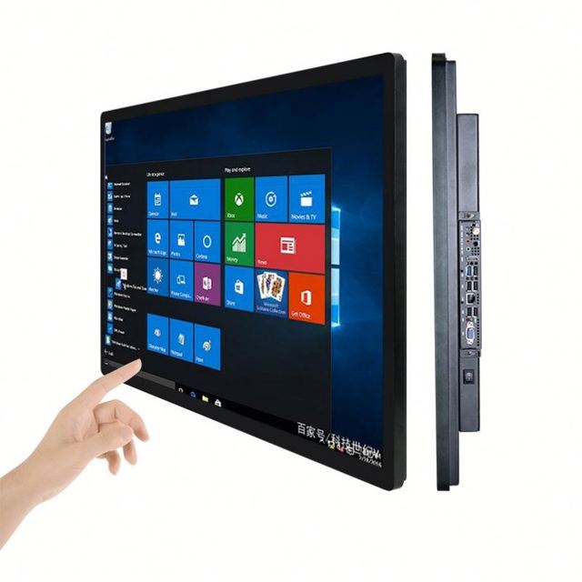 Touchwo 32 Inch 43 Inches High Brightness Android Touch Screen Monitor Multi Touchscreen Display VGA USB DVI Interface New