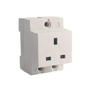 Universal Power Electric Switch 10A 16A 250V Multifunction 2 3 4 5 Holes Din Rail Mounted Modular Socket