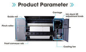 2025 Commercial Sublimation <b>Printer</b> 1.9M I3200 8head Roll to Roll Heat Transfer Roll Sublimation <b>Printer</b> Kit - Product Image 5