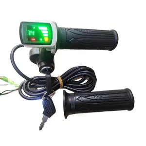Acelerador 24V36V48V para bicicleta eléctrica/accesorio de patinete eléctrico, manillar de acelerador con pantalla LED
