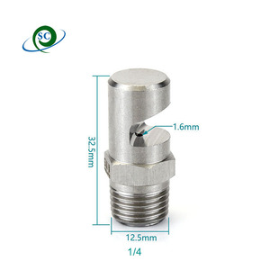 CS loại của W thép không gỉ góc rộng lệch Quạt phẳng vòi phun cho trang trại thanh lọc không khí và rửa - Product Image 6
