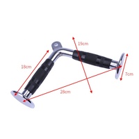 En stock, accessoires d'équipement de gymnastique, lat tirer vers le bas, poulie assise, rangée de gymnastique, Fitness, poignée de traction, poignée en métal