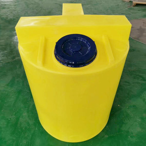 200L dozaj kova PE düz tabanlı plastik karıştırma kovası PAM çözme <span class=keywords><strong>tank</strong></span>ı kanalizasyon arıtma reaktif dozaj sistemi - Product Image 6