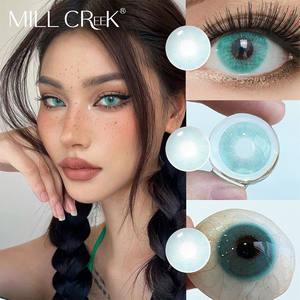 <span class=keywords><strong>Lentilles</strong></span> de contact colorées tendance Haipurecon en gros, couleurs personnalisables, 40 % d'eau, port sûr et doux - Product Image 2