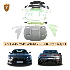 Kit de Carrocería de Fibra de Carbono Estilo BB para Mercedes Benz AMG GT Coupé GT55 GT43 GT53 GT63, Alerón Delantero, Capó, Alerón Trasero - Product Image 1
