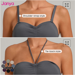 Mono Deportivo Janya de Secado Rápido, Dos Formas de Uso, con Bolsillos Laterales, Sin Mangas, para Gimnasio, Fitness, Yoga, para Mujer - Product Image 3