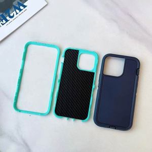 Funda Protectora Resistente 3 en 1 para Teléfono <span class=keywords><strong>Celular</strong></span>, Funda Protectora Antigolpes para Google Pixel <span class=keywords><strong>9</strong></span> Pro, para iPhone 16 15 Pro Max - Product Image 2