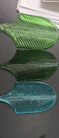 Pièces de verre suspendues en cristal transparent de haute qualité en forme de plume, motifs uniques, pendentifs décoratifs pour la décoration murale et de plafond