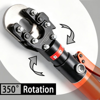 Herramienta de Corte Hidráulica CPC-40A, Cortadora de Cables Eléctricos ASCR y Cobre, Herramienta Manual de Acero Aleado con Cabezal de Corte Reemplazable