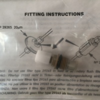 Kit de Filtro Domino 29273 NO3 de Repuesto, Alternativa de 10 Micras para Impresoras de Inyección de Tinta CIJ de las Series A y A+