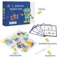 Kits de science robotique STEM Kit de construction de robots pour enfants Expériences de sciences électroniques Activités Jouets d'ingénierie