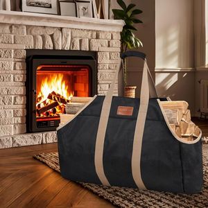 Free Sample Custom Firewood Carrier Bag for Camping and Outdoor Use: Wood <b>Log</b> Match Bag Tote <b>Holder</b> for Storage - Product Image 4