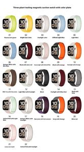 สายนาฬิกาซิลิโคนขายส่งสำหรับ Apple Watch S10 11 46 มม. Ultra 49 มม. SE 44 มม. 42 มม. สายรัดข้อมือแบบแม่เหล็กสำหรับเล่นกีฬา - Product Image 4